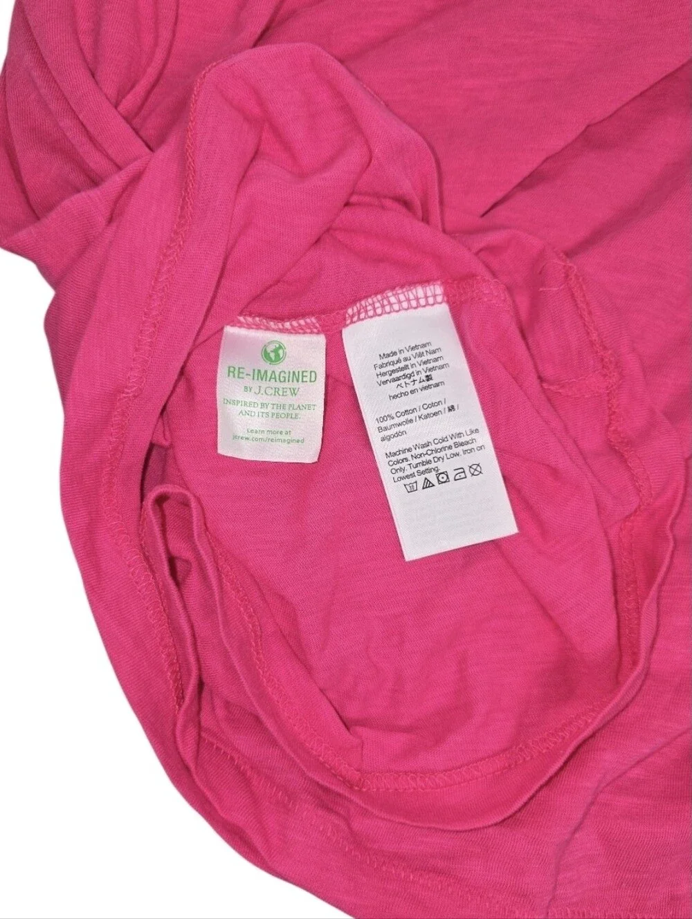 J.Crew Women’s XL Pink Scoop Neck Short Sleeve T-Shirt